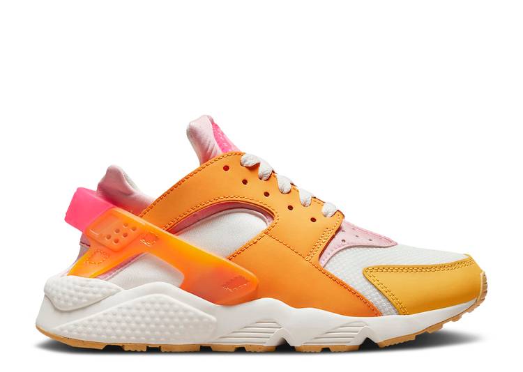【 NIKE WMNS AIR HUARACHE \u0027SOLAR FLARE SOFT PINK\u0027 / SUMMIT WHITE SOLAR FLARE MEDIUM 】 ハラチ 白いこと 白いこと スニーカー レディース ナイキ スニーカー-レディース靴-靴