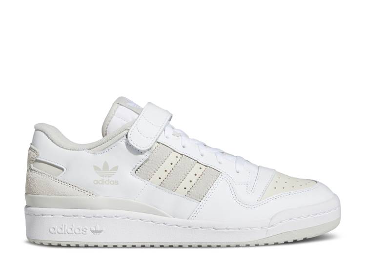 【 ADIDAS FORUM LOW 'WHITE GREY' / CLOUD WHITE GREY ONE CHALK WHITE 】 アディダス フォーラム 白色 ホワイト 灰色 グレー スニーカー メンズ｜スニケス