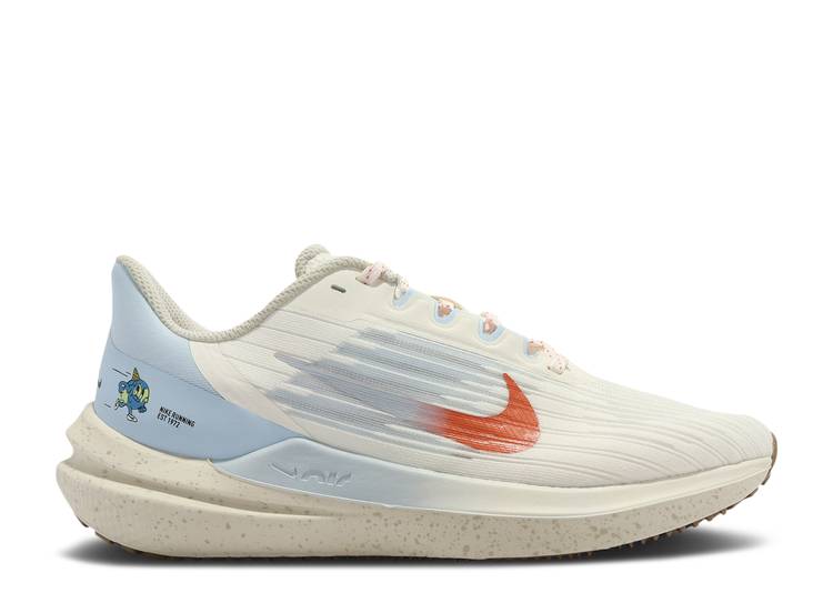 【 NIKE WMNS AIR WINFLO 9 \u0027SAIL CELESTINE BLUE\u0027 / SAIL LIGHT STONE CELESTINE BLUE 】 青味 青味 スニーカー レディース ナイキ