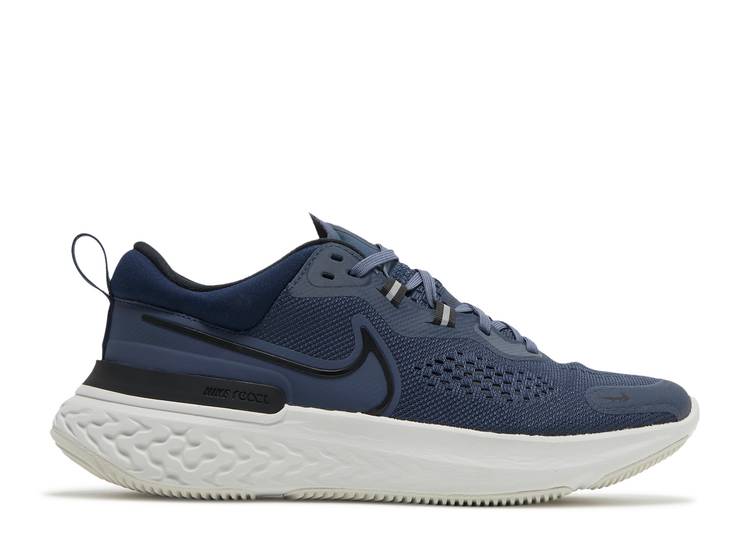 【 NIKE REACT MILER 2 'THUNDER BLUE' / THUNDER BLUE OBSIDIAN BLACK 】 リアクト サンダー 青色 ブルー 黒色 ブラック スニーカー メンズ ナイキ|スニケス