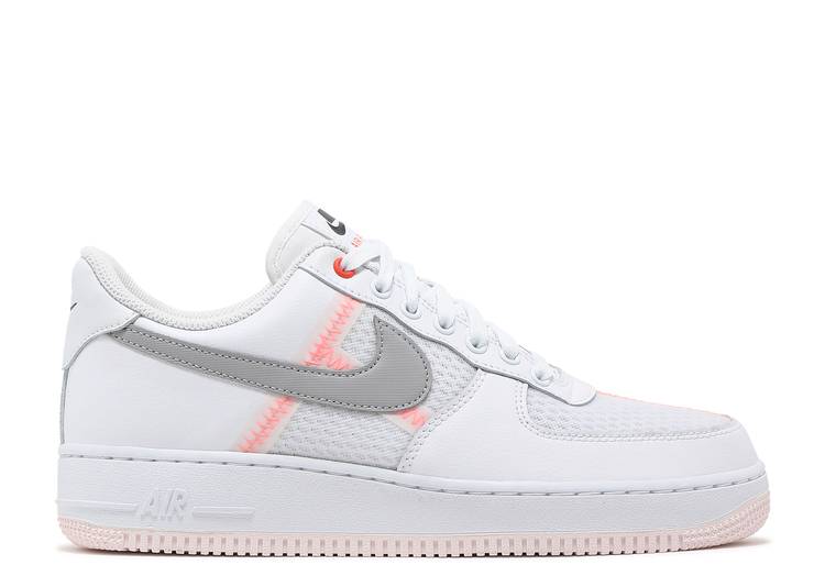 【 NIKE AIR FORCE 1 LOW 'TRANSPARENT WHITE GREY' / 6 28 19 】 白色 ホワイト エアフォース スニーカー メンズ ナイキ|スニケス