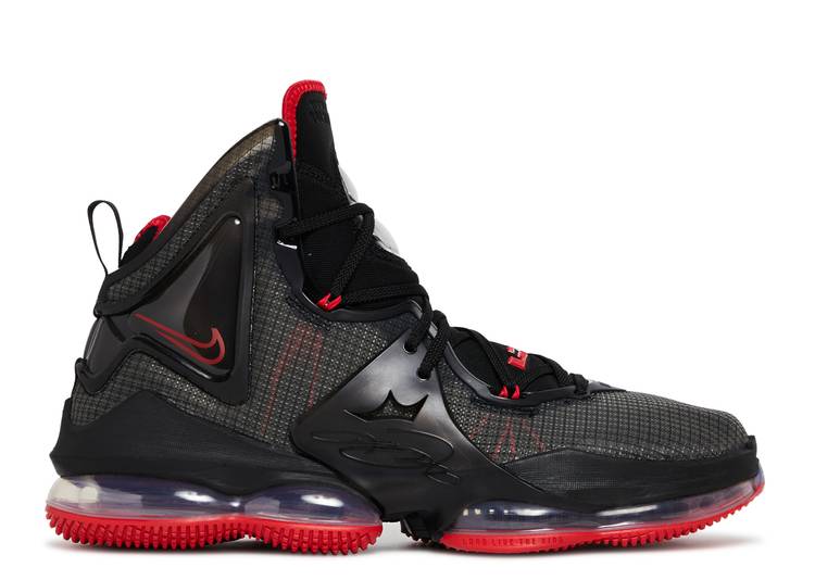 【 NIKE LEBRON 19 'BRED' / BLACK UNIVERSITY RED BLACK 】 レブロン 黒色 ブラック 赤 レッド スニーカー メンズ ナイキ