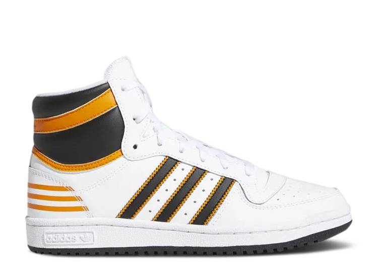 【 ADIDAS WMNS TOP TEN RB \u0027WHITE BRIGHT ORANGE\u0027 / CLOUD WHITE CORE BLACK BRIGHT 】 アディダス 白いこと 白いこと 中核グループ 黒いこと 黒いこと いの一番十 スニーカー レディース