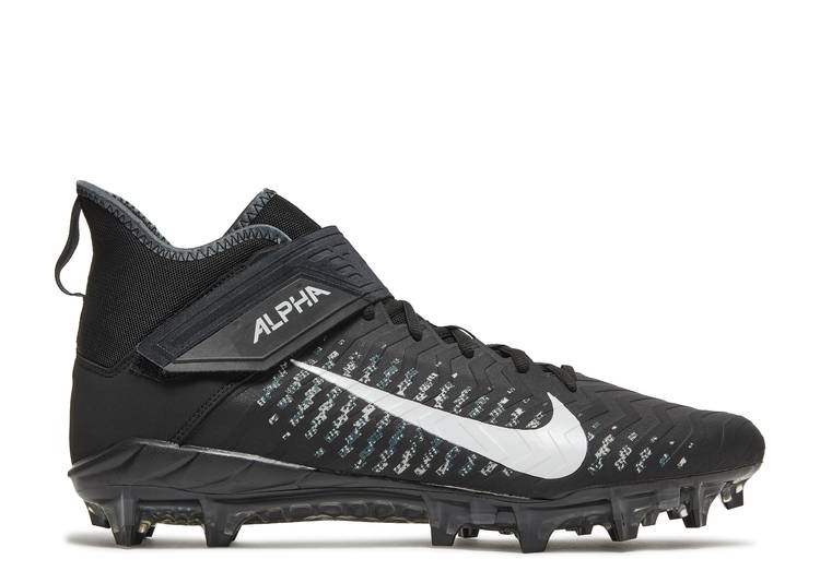 【 NIKE ALPHA MENACE PRO 2 MID 'BLACK WHITE' / BLACK WHITE 】 アルファ プロ ミッド 黒色 ブラック 白色 ホワイト スニーカー メンズ ナイキ