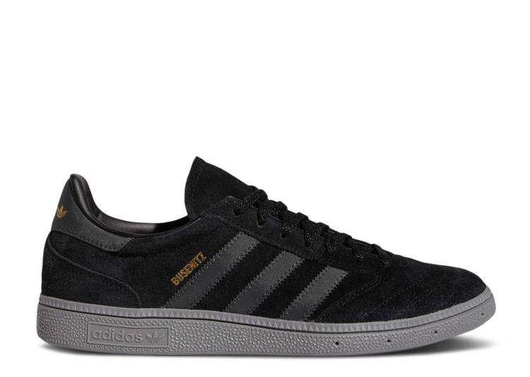 【 ADIDAS BUSENITZ VINTAGE \u0027BLACK GREY\u0027 / CORE BLACK GREY SIX GREY THREE 】 アディダス ビンテージ ヴィンテージ 中核グループ 黒いこと 黒いこと 薄墨色 薄墨色 スニーカー メンズ