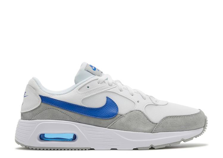 【 NIKE AIR MAX SC 'WHITE GAME ROYAL' / WHITE GAME ROYAL WOLF GREY 】 マックス ゲーム 白色 ホワイト 灰色 グレー エアマックス ゲームロイヤル 青 ブルー' ブルー スニーカー メンズ ナイキ