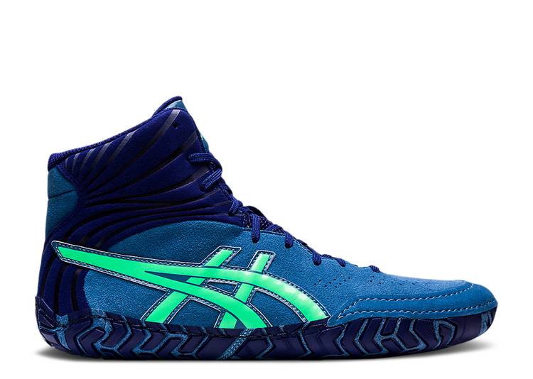 【 ASICS AGGRESSOR 5 'AZURE NEW LEAF' / AZURE NEW LEAF 】 アズール スニーカー メンズ アシックス