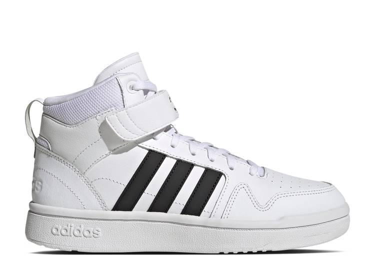 【 ADIDAS WMNS POSTMOVE MID 'WHITE BLACK' / CLOUD WHITE CORE BLACK CLOUD 】 アディダス ミッド 白色 ホワイト コア 黒色 ブラック スニーカー レディース｜スニケス 24,990円
