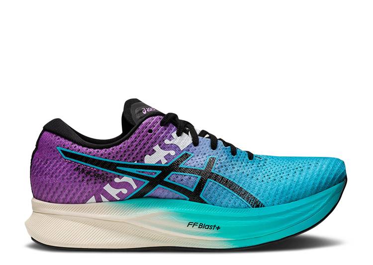 【 ASICS WMNS MAGIC SPEED 2 \u0027LILAC BLUE\u0027 / LILAC BLUE BLACK 】 神通力 迅速さ 青味 青味 黒いこと 黒いこと スニーカー レディース アシックス