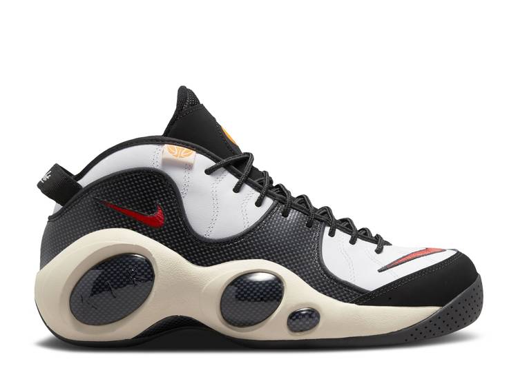 【 NIKE AIR ZOOM FLIGHT 95 'HOOPS' / WHITE UNIVERSITY RED TOTAL 】 ズーム フライト 白色 ホワイト 赤 レッド スニーカー メンズ ナイキ