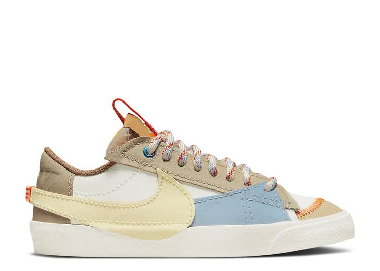 【 NIKE WMNS BLAZER LOW \u002777 JUMBO \u0027SUMMER VIBE\u0027 / SAIL ALABASTER SAIL 】 ブレイザー ジャンボ スニーカー レディース ナイキ