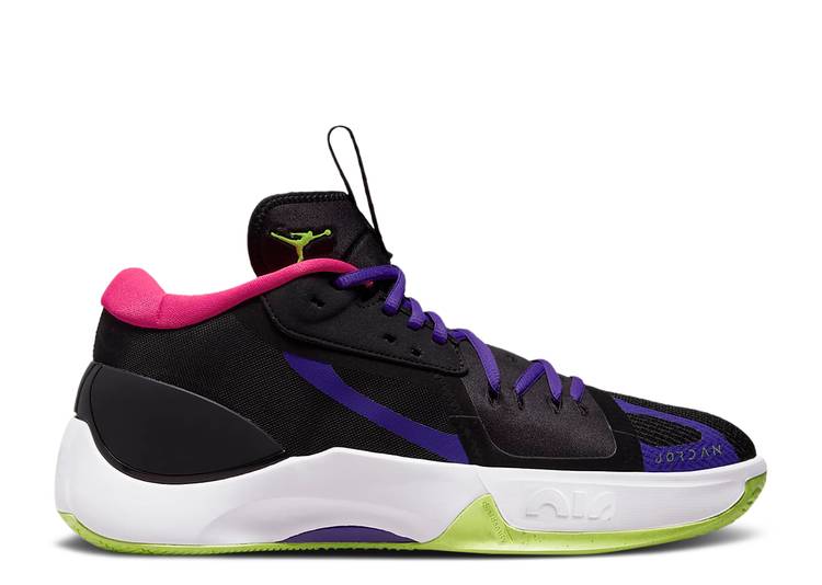 【 AIR JORDAN JORDAN ZOOM SEPARATE 'CHAOS' / BLACK ELECTRO PURPLE PINK PRIME 】 ナイキ ズーム 黒色 ブラック 紫 パープル ピンク エアジョーダン スニーカー メンズ