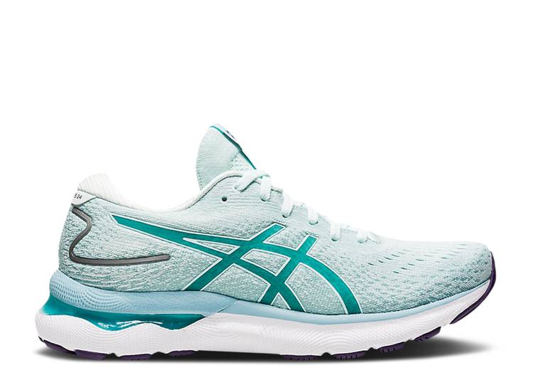 【 ASICS WMNS GEL NIMBUS 24 \u0027SOOTHING SEA\u0027 / SOOTHING SEA SEA GLASS 】 スニーカー レディース アシックス