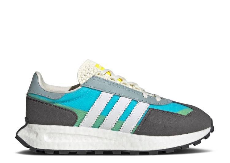 【 ADIDAS RETROPY E5 \u0027GREY BLISS BLUE\u0027 / GREY FIVE CLOUD WHITE BLISS BLUE 】 アディダス 薄墨色 薄墨色 白いこと 白いこと 青味 青み スニーカー メンズ