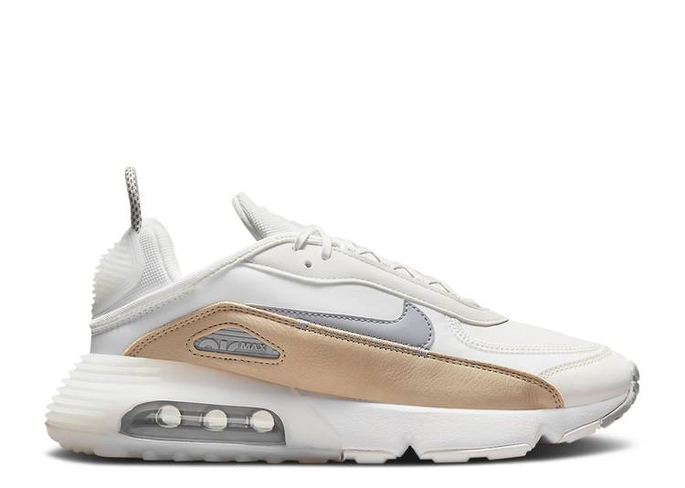 【 NIKE WMNS AIR MAX 2090 C/S 'WHITE RATTAN' / SUMMIT WHITE WOLF GREY RATTAN 】 マックス 白色 ホワイト 灰色 グレー エアマックス スニーカー レディース ナイキ
