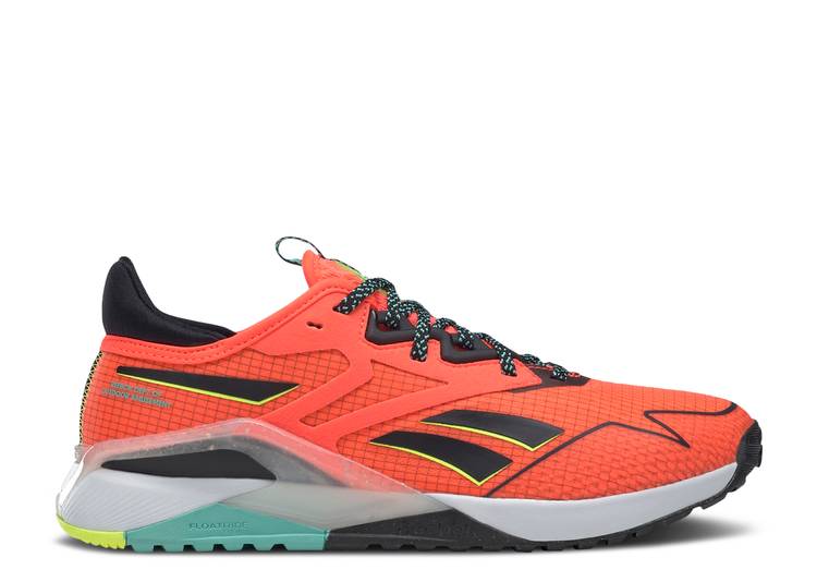 【 REEBOK WMNS NANO X2 TR ADVENTURE 'ORANGE FLARE' / ORANGE FLARE CORE BLACK SOLAR 】 リーボック ナノ 橙 オレンジ コア 黒色 ブラック スニーカー レディース