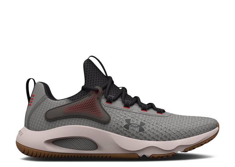 【 UNDER ARMOUR HOVR RISE 4 'TIN GHOST GREY' / TIN GHOST GREY 】 ライズ 灰色 グレー アンダーアーマー スニーカー メンズ