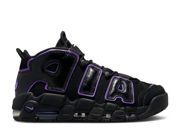 【 NIKE AIR MORE UPTEMPO '96 'BLACK ACTION GRAPE' / BLACK BLACK METALLIC GOLD ACTION 】 アップテンポ アクション 黒色 ブラック ゴールド エアモアアップテンポ モアテン スニーカー メンズ ナイキ