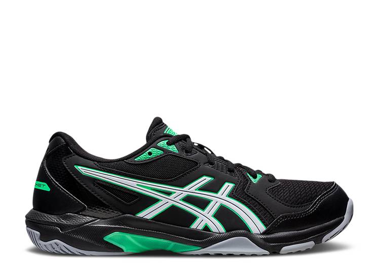 【 ASICS GEL ROCKET 10 'BLACK NEW LEAF' / BLACK NEW LEAF 】 黒色 ブラック スニーカー メンズ アシックス