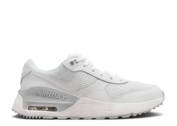 【 NIKE AIR MAX SYSTM GS 'WHITE PURE PLATINUM' / WHITE PURE PLATINUM WHITE 】 マックス ピュア 白色 ホワイト プラチナム エアマックス ジュニア キッズ ベビー マタニティ スニーカー ナイキ