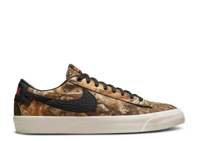 【 NIKE BLAZER LOW PRO GT PREMIUM SB \u0027BROWN REALTREE\u0027 / BLACK BLACK 】 ブレイザー 労働者階級 割り増し金 エスビー 黒いこと 黒いこと スニーカー メンズ ナイキ