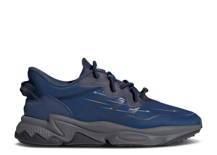 【 ADIDAS OZWEEGO 'SHOOTING STARS - COLLEGIATE NAVY' / COLLEGIATE NAVY CREW NAVY GREY 】 アディダス スターズ 紺色 ネイビー クルー 灰色 グレー スニーカー メンズ