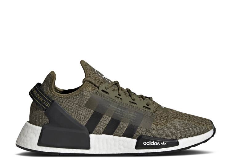 【 ADIDAS NMD_R1 V2 'FOCUS OLIVE' / FOCUS OLIVE CORE BLACK CLOUD 】 アディダス オリーブ コア 黒色 ブラック スニーカー メンズ|スニケス