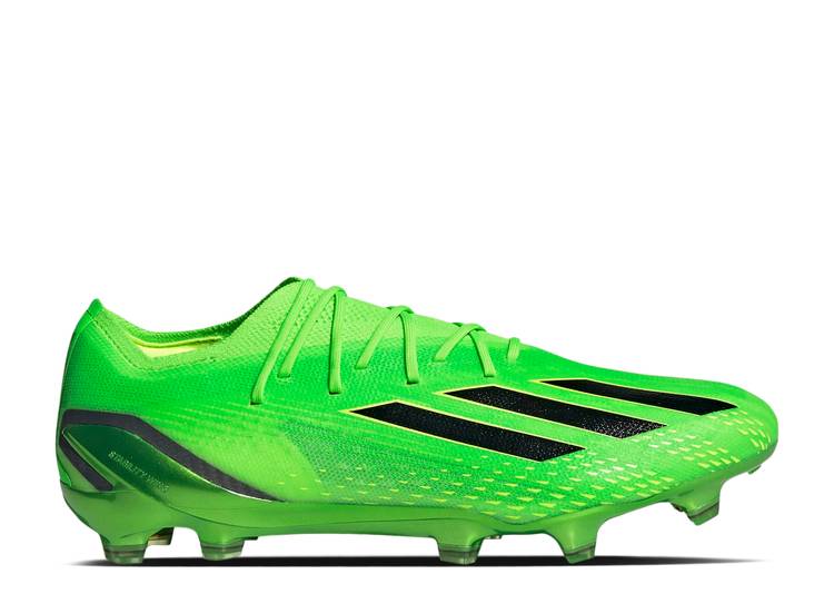 【 ADIDAS X SPEEDPORTAL.1 FG 'GAME DATA PACK' / SOLAR GREEN CORE BLACK SOLAR 】 アディダス 緑 グリーン コア 黒色 ブラック スニーカー メンズ