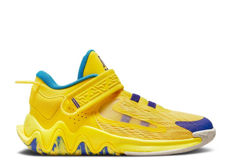 【 NIKE GIANNIS IMMORTALITY 2 PS YELLOW STRIKE LASER BLUE / YELLOW STRIKE LASER BLUE TOUR 】 ストライク レーザー 黄色 イエロー 青色 ブルー ジュニア キッズ ベビー マタニティ スニーカー ナイキ