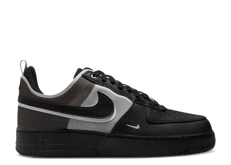 【 NIKE AIR FORCE 1 REACT \u0027BLACK WHITE\u0027 / BLACK BLACK WHITE 】 リアクト 黒いこと 黒いこと 白いこと 白いこと 空軍 スニーカー メンズ ナイキ