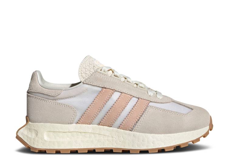 【 ADIDAS WMNS RETROPY E5 \u0027OFF WHITE BLISS ORANGE\u0027 / OFF WHITE BLISS ORANGE ALUMINIUM 】 アディダス 白いこと 白いこと 橙 オレンジ色 スニーカー レディース