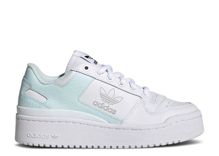 【 ADIDAS WMNS FORUM BOLD \u0027WHITE ALMOST BLUE\u0027 / CLOUD WHITE ALMOST BLUE ALMOST 】 アディダス 討論会 白いこと 白いこと 青味 青味 スニーカー レディース