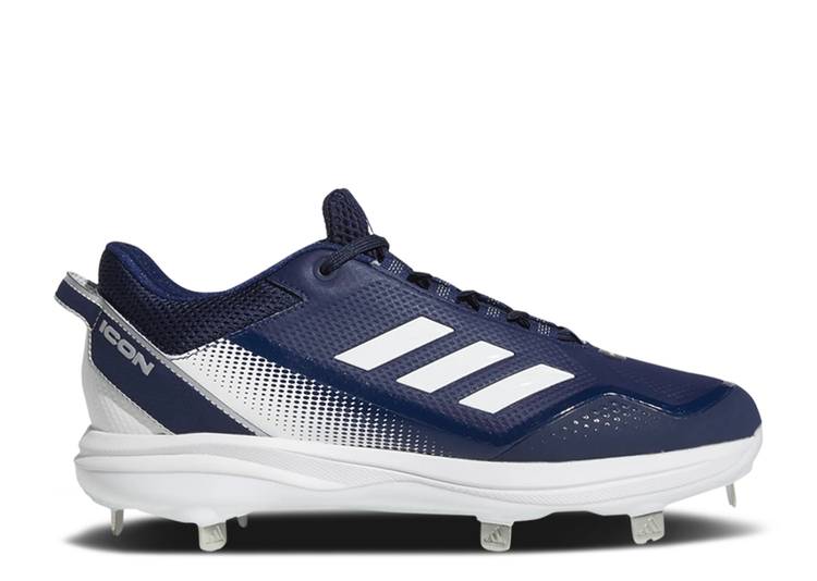 【 ADIDAS ICON 7 'TEAM NAVY SILVER METALLIC' / TEAM NAVY CLOUD WHITE SILVER 】 アディダス アイコン 紺色 ネイビー 銀色 シルバー チーム 白色 ホワイト スニーカー メンズ