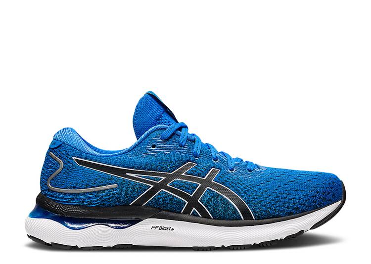 【 ASICS GEL NIMBUS 24 'ELECTRIC BLUE' / ELECTRIC BLUE PIEDMONT GREY 】 青色 ブルー 灰色 グレー スニーカー メンズ アシックス|スニケス