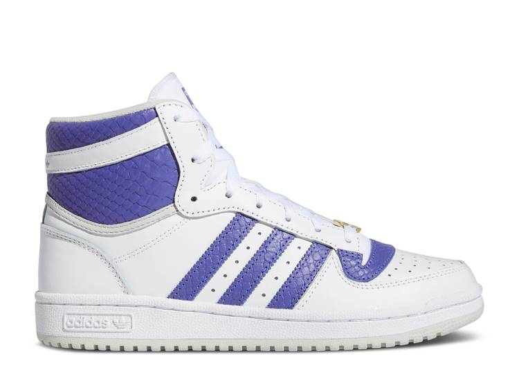 【 ADIDAS WMNS TOP TEN RB 'WHITE PURPLE' / CLOUD WHITE PURPLE GREY ONE 】 アディダス 白色 ホワイト 紫 パープル 灰色 グレー トップテン スニーカー レディース