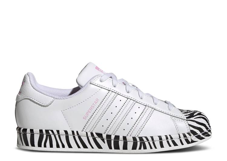 【 ADIDAS WMNS SUPERSTAR \u0027ZEBRA\u0027 / CLOUD WHITE BLISS LILAC CORE 】 アディダス はやりっ児 白いこと 白いこと 中核グループ スニーカー レディース スニーカー-靴