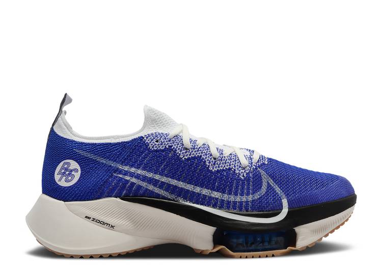 【 NIKE AIR ZOOM TEMPO NEXT% FLYKNIT \u0027BLUE RIBBON SPORTS\u0027 / RACER BLUE WHITE BLACK 】 望遠レンズ 飛球編み物 青味 青み 白いこと 白いこと 黒いこと 黒いこと スニーカー メンズ ナイキ