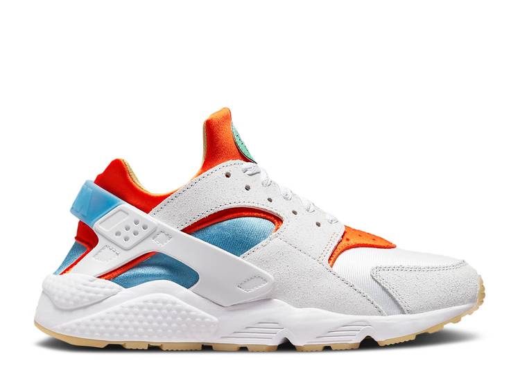 ナイキ Nike ハラチ 白色 ホワイト 青色 ブルー 橙 オレンジ White Orange スニーカー メンズ Huarache Orange Nike Air Safety White University Blue Lilac スニケス