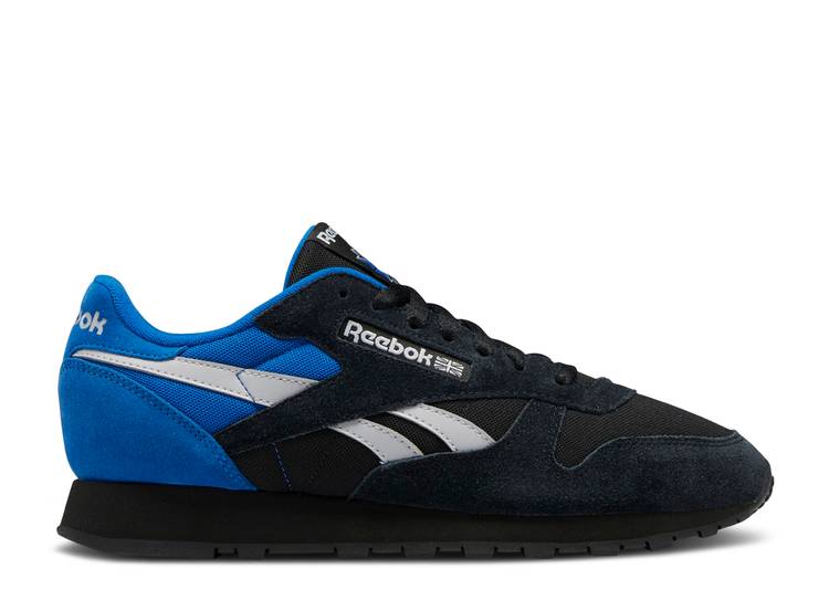 【 REEBOK CLASSIC LEATHER 'BLACK VECTOR BLUE' / CORE BLACK COLD GREY 2 VECTOR 】 リーボック クラシック レザー コア 黒色 ブラック 灰色 グレー スニーカー メンズ｜スニケス 27,576円