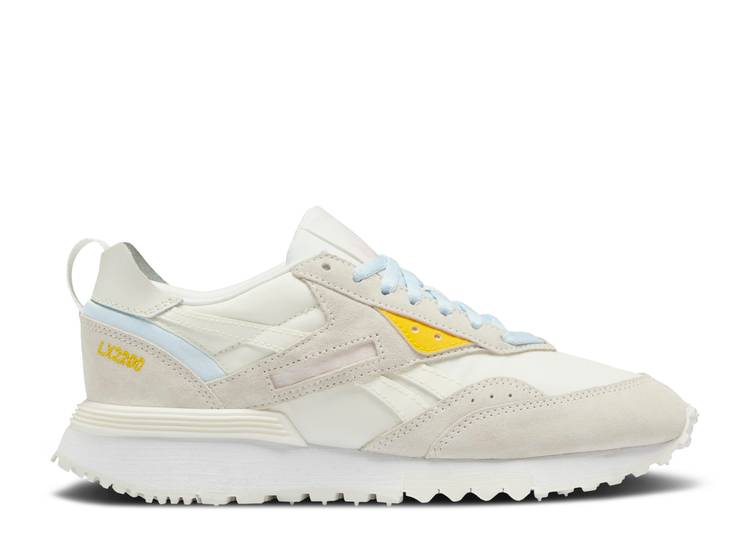 【 REEBOK WMNS LX 2200 'CHALK GLASS BLUE' / CHALK GLASS BLUE PORCELAIN PINK 】 リーボック 青色 ブルー ピンク スニーカー レディース
