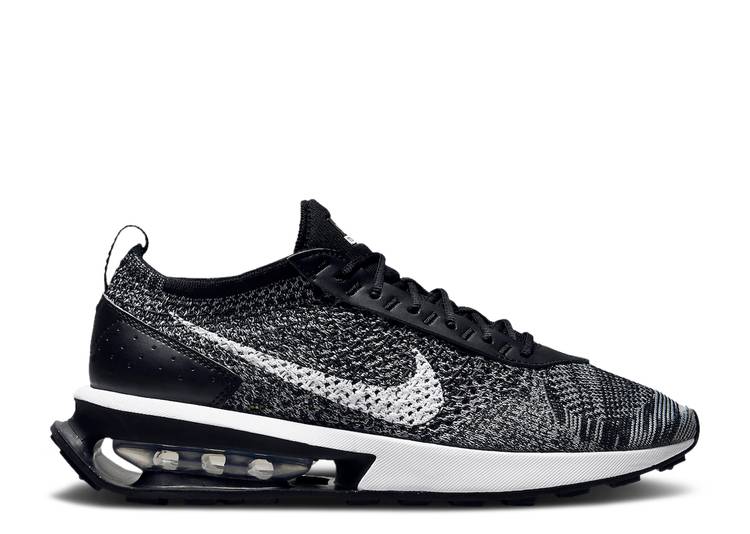 【 NIKE WMNS AIR MAX FLYKNIT RACER 'OREO' / BLACK WHITE 】 マックス フライニット 黒色 ブラック 白色 ホワイト エアマックス スニーカー レディース ナイキ
