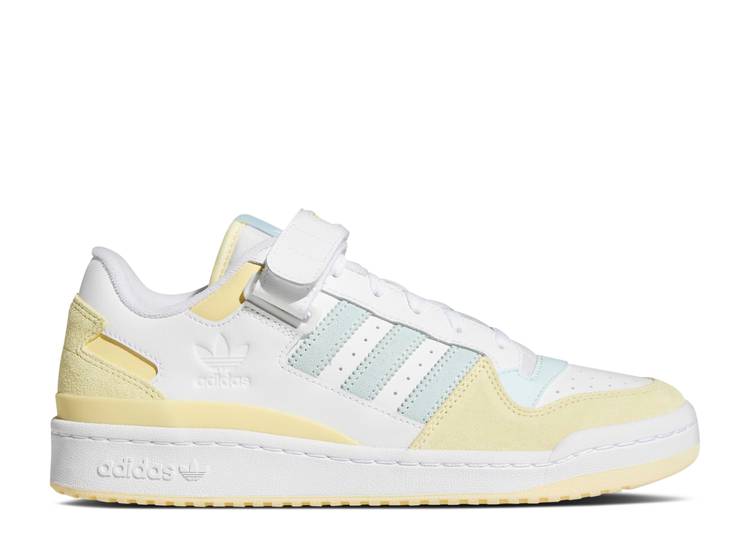 【 ADIDAS FORUM LOW 'ALMOST YELLOW WHITE' / ALMOST YELLOW ALMOST BLUE CLOUD 】 アディダス フォーラム 黄色 イエロー 青色 ブルー スニーカー メンズ｜スニケス