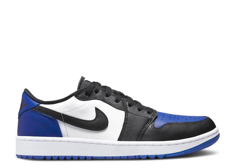 【 AIR JORDAN JORDAN 1 LOW GOLF 'ROYAL TOE' / WHITE SPORT ROYAL BLACK 】 ナイキ ゴルフ 白色 ホワイト 黒色 ブラック エアジョーダン スニーカー メンズ