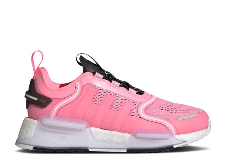 【 ADIDAS NMD_R1 V3 J BEAM PINK / BEAM PINK BEAM PINK CLOUD WHITE 】 アディダス ピンク 白色 ホワイト ジュニア キッズ ベビー マタニティ スニーカー