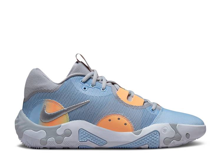 【 NIKE PG 6 \u0027CELESTINE BLUE PEACH CREAM\u0027 / CELESTINE BLUE PEACH CREAM 】 青味 青色 皮膚軟化剤 スニーカー メンズ ナイキ スニーカー-靴