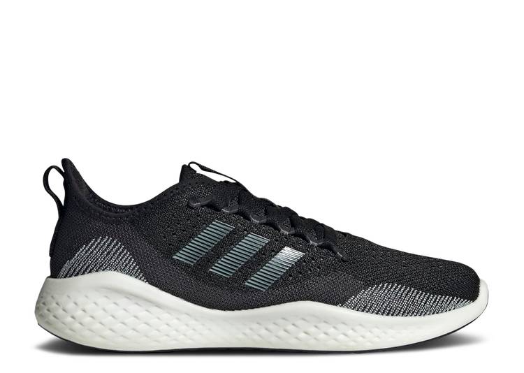 【 ADIDAS WMNS FLUIDFLOW 2.0 'BLACK MAGIC GREY METALLIC' / CORE BLACK MAGIC GREY METALLIC 】 アディダス マジック 灰色 グレー コア 黒色 ブラック スニーカー レディース