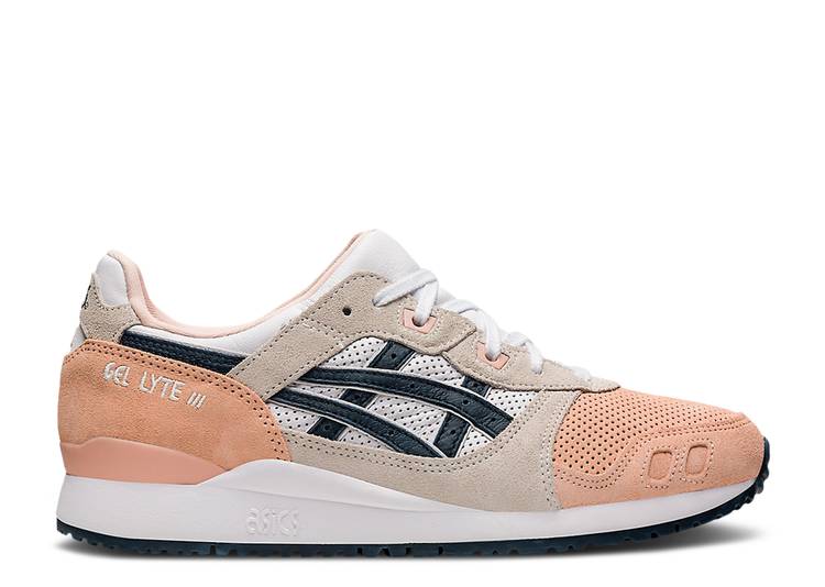 【 ASICS GEL LYTE 3 OG 'COLORED TOE PACK - BAKEDPINK' / BAKEDPINK FRENCH BLUE 】 青色 ブルー スニーカー メンズ アシックス|スニケス