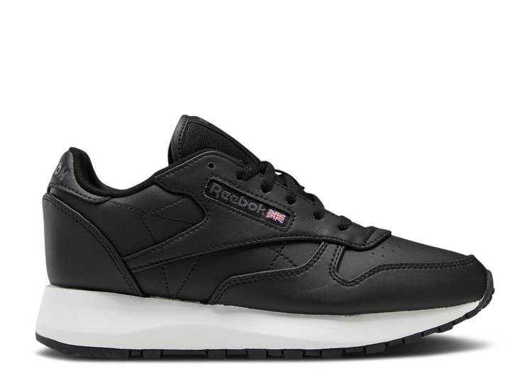 【 REEBOK WMNS CLASSIC LEATHER SP \u0027BLACK GREY\u0027 / CORE BLACK CORE BLACK PURE GREY 】 リーボック 古典派音楽 なめし革 中核グループ 黒いこと 黒いこと 純然たる 薄墨色 薄墨色 スニーカー レディース