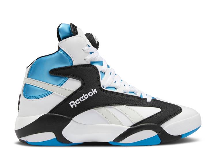 【 REEBOK SHAQ ATTAQ \u0027ORLANDO MAGIC\u0027 2022 / FOOTWEAR WHITE CORE BLACK AZURE 】 リーボック シャック 白いこと 白いこと 中核グループ 黒いこと 黒いこと アズール シャックアタック \u0027オーランド 神通力\u0027 スニーカー メンズ
