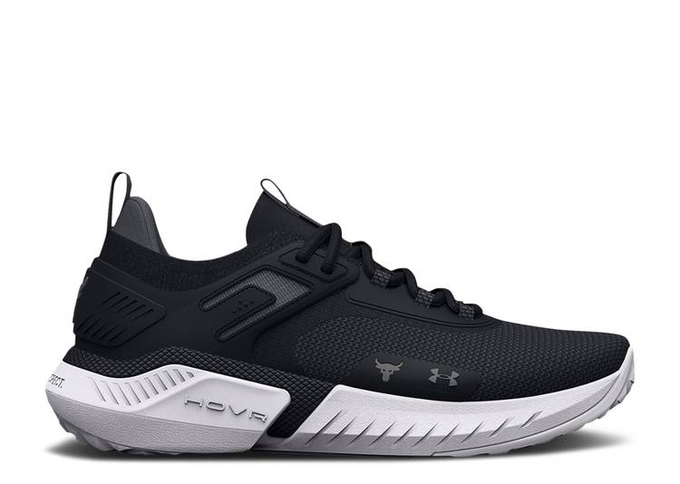 【 UNDER ARMOUR PROJECT ROCK 5 \u0027BLACK WHITE\u0027 / BLACK WHITE 】 黒いこと 黒いこと 白いこと 白いこと アンダーアーマー スニーカー メンズ